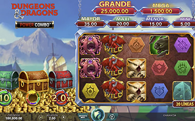 La tragaperras online Dungeons and Dragons en el casino Casino Barcelona en España.