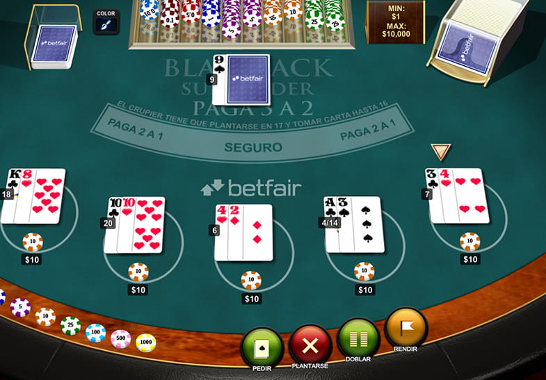 blackjack with surrender in reno