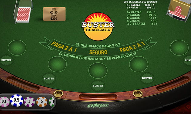 buster blackjack advantage play