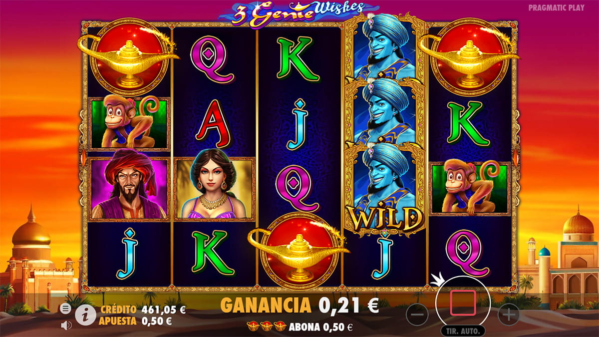 3 genie wishes slot games