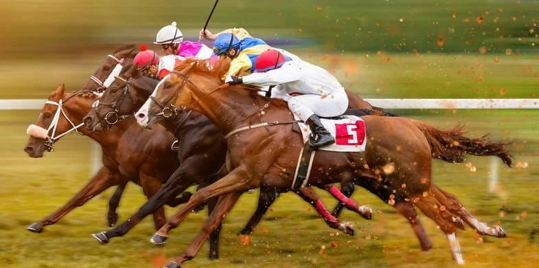 Jinetes de caballos de carrera