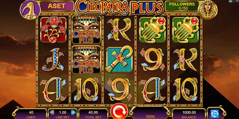 Juego de tragaperras Cleopatra Plus en bet365